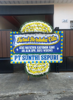Papan Bunga Duka di Bubakan